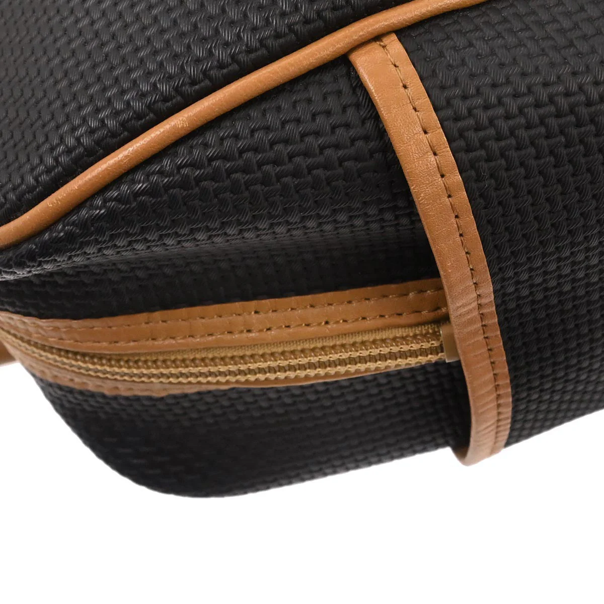 Yves Saint Laurent Black Leather Duffle Handbag - Image 3