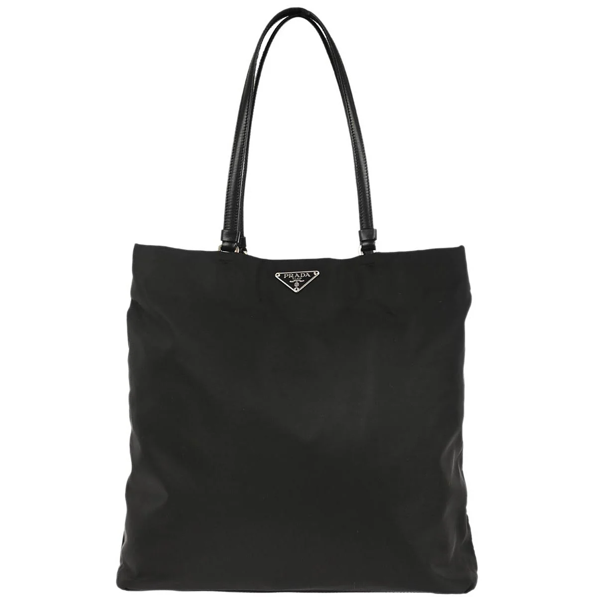 Prada Black Nylon Tote Handbag