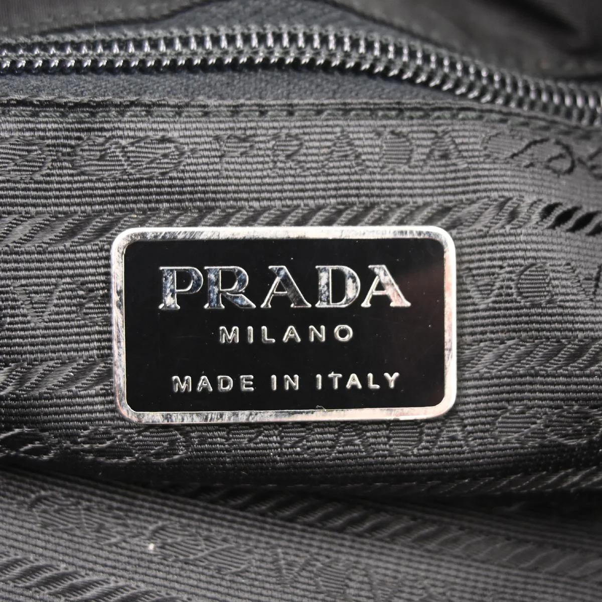 Prada Black Nylon Tote Handbag - Image 9