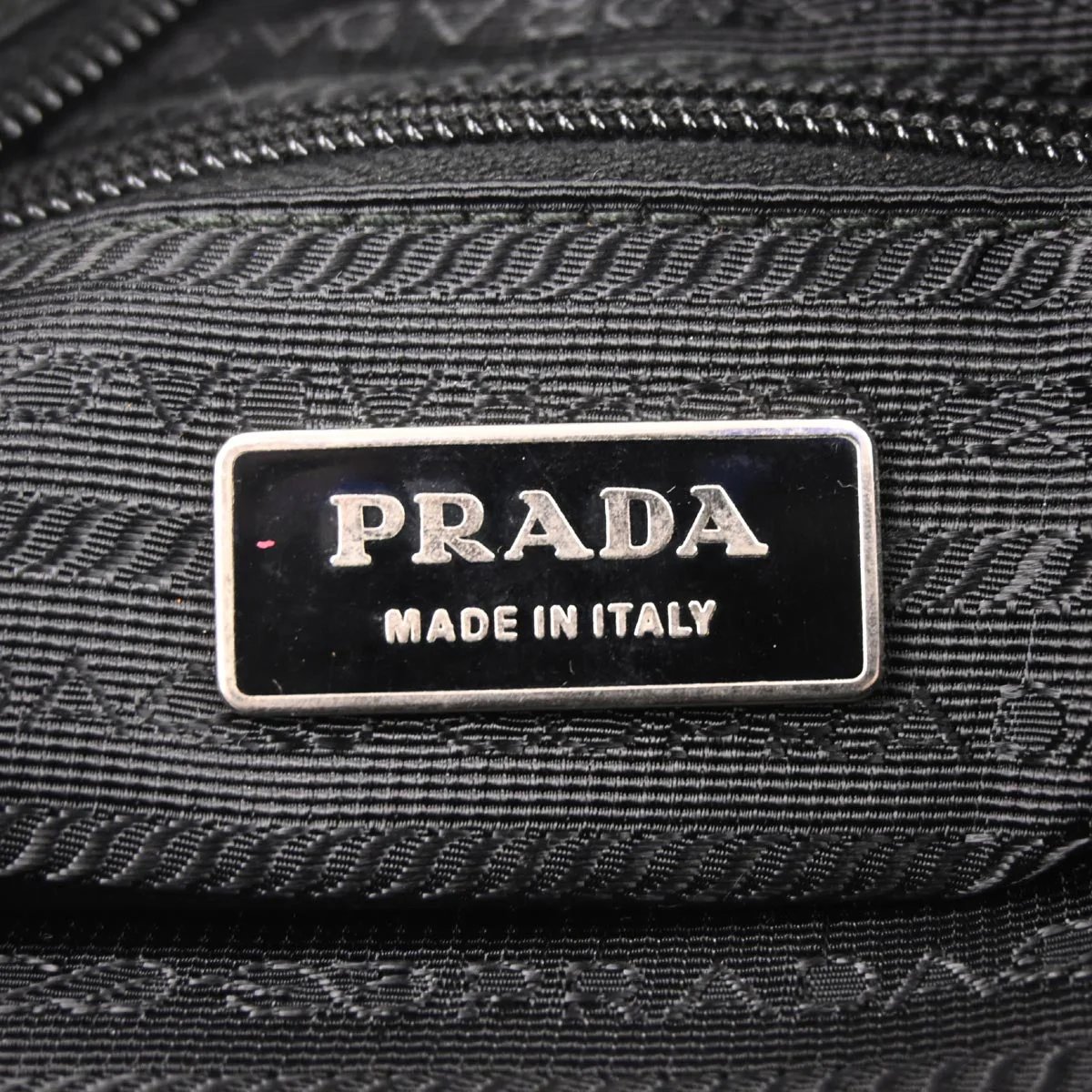 Prada Black Nylon Shoulder Bag - Image 10