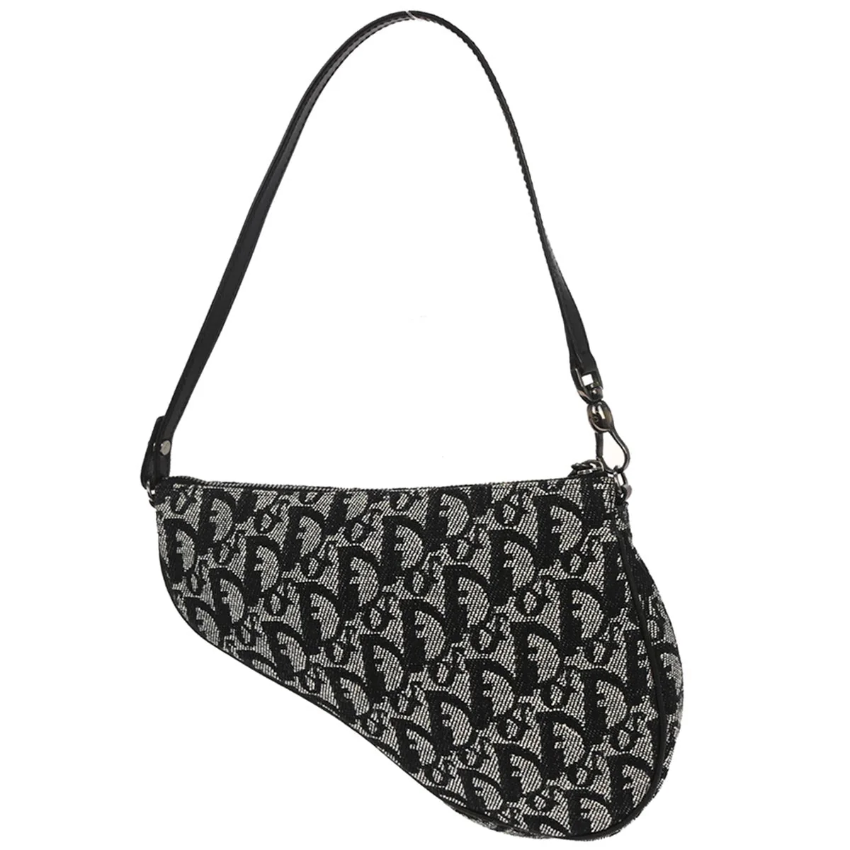 Christian Dior Black Trotter Saddle Handbag - Image 2