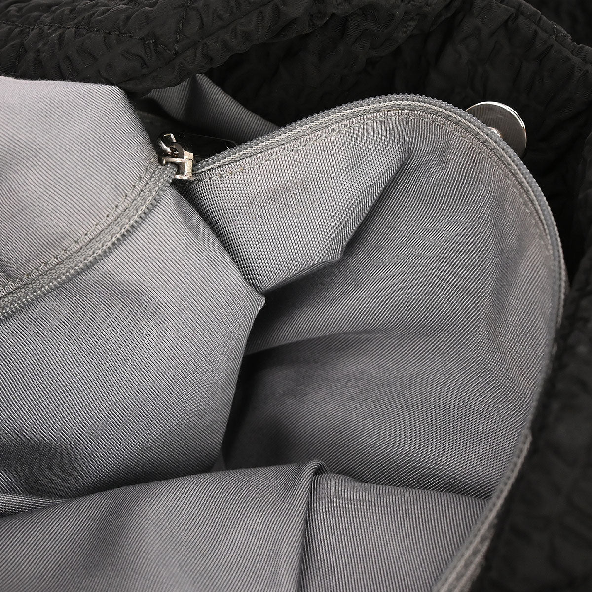 Chanel 2009-2010 Black Nylon Coco Cabas Handbag - Image 9