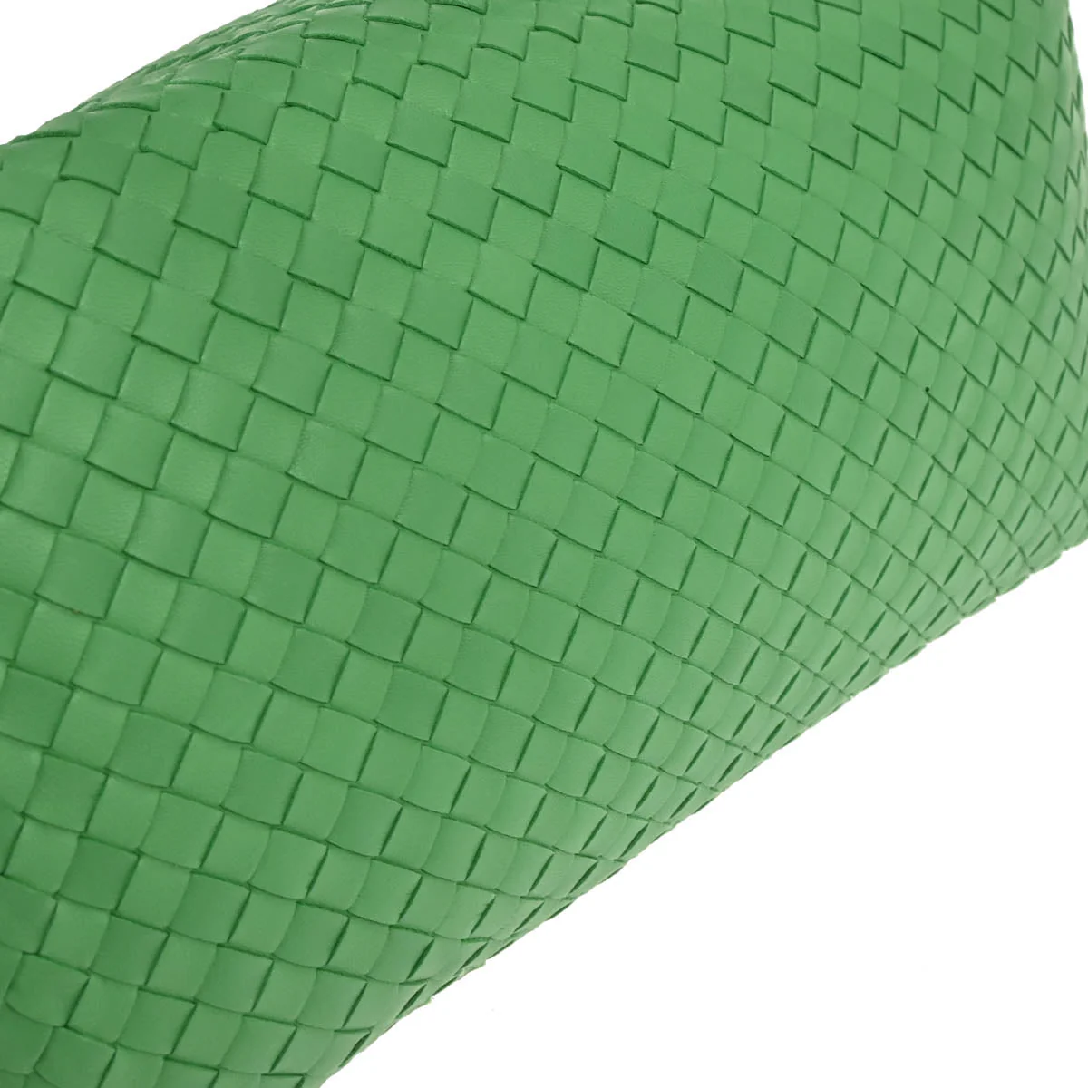 Bottega Veneta Green Lambskin Intrecciato Tote Bag - Image 5