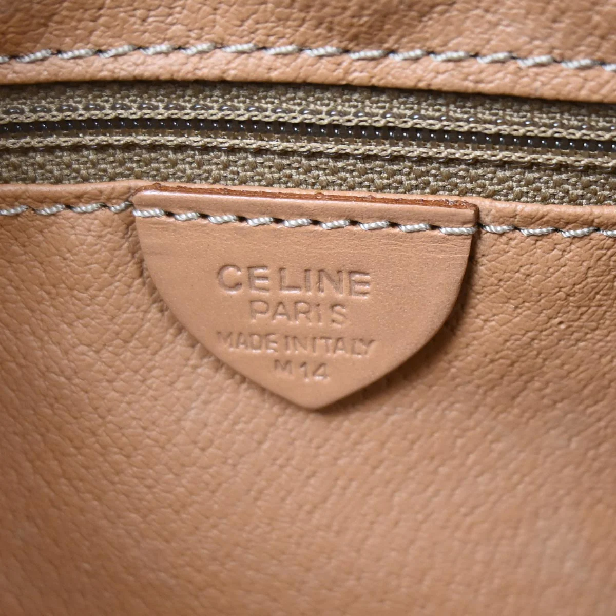 Celine Brown Macadam Shoulder Bag - Image 9