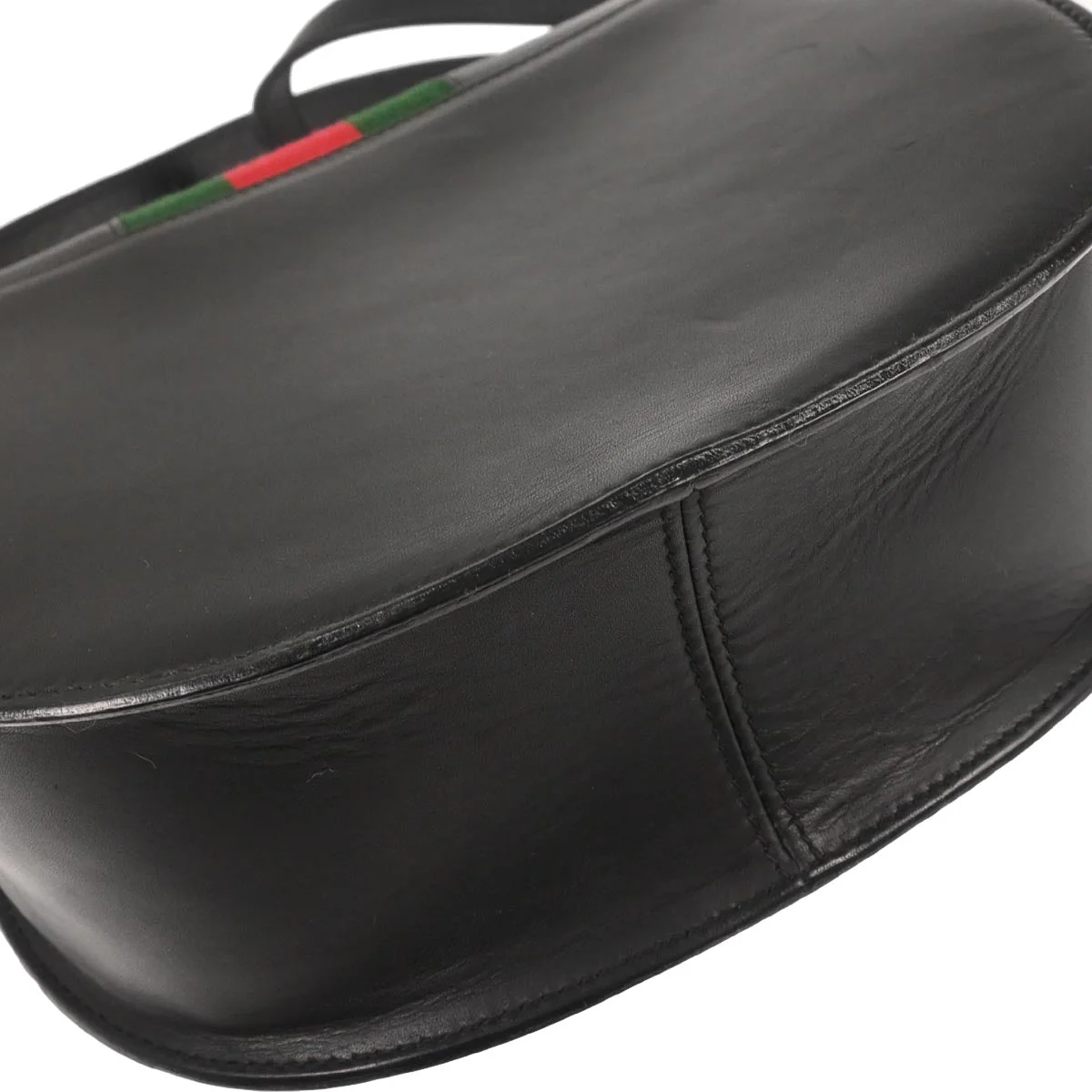 Gucci Black Leather Sherry Shoulder Bag - Image 5