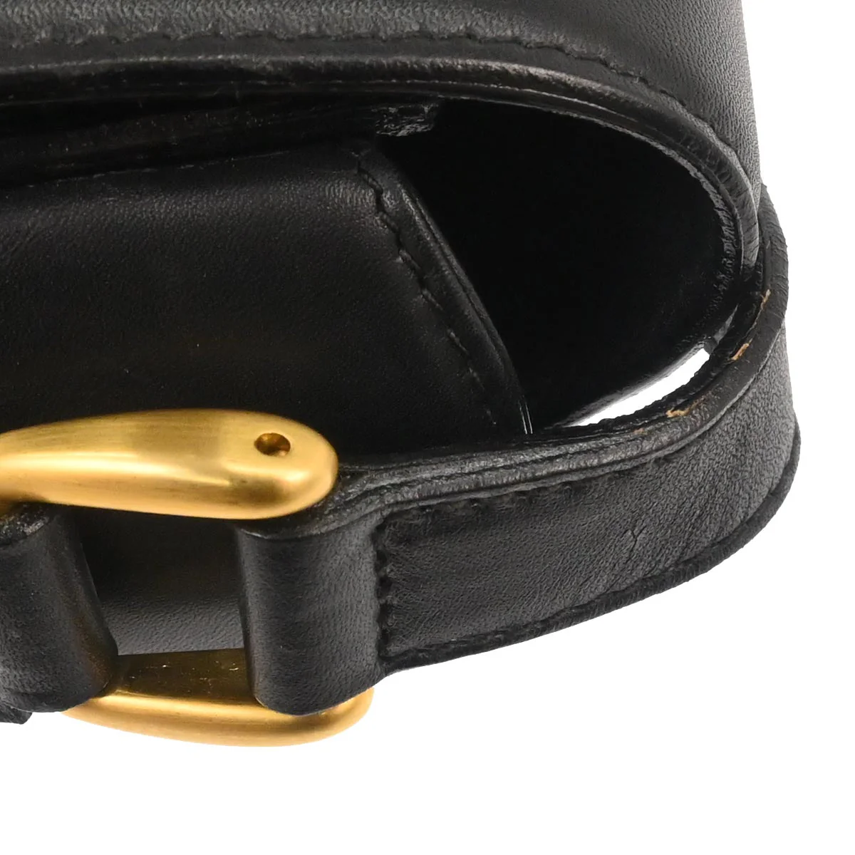 Gucci Black Leather Sherry Shoulder Bag - Image 6