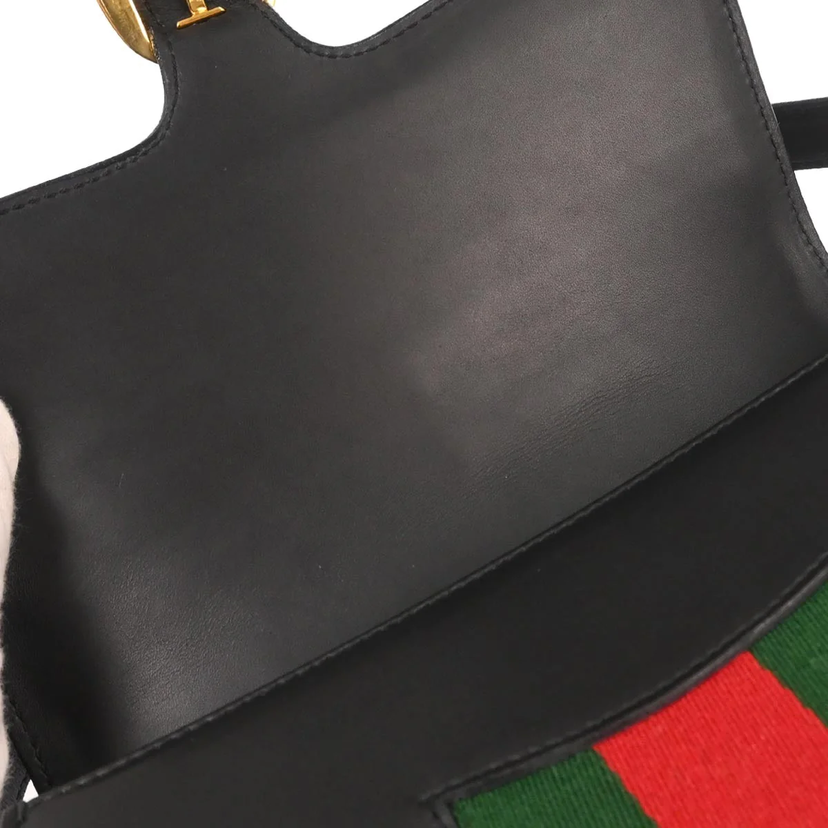 Gucci Black Leather Sherry Shoulder Bag - Image 8