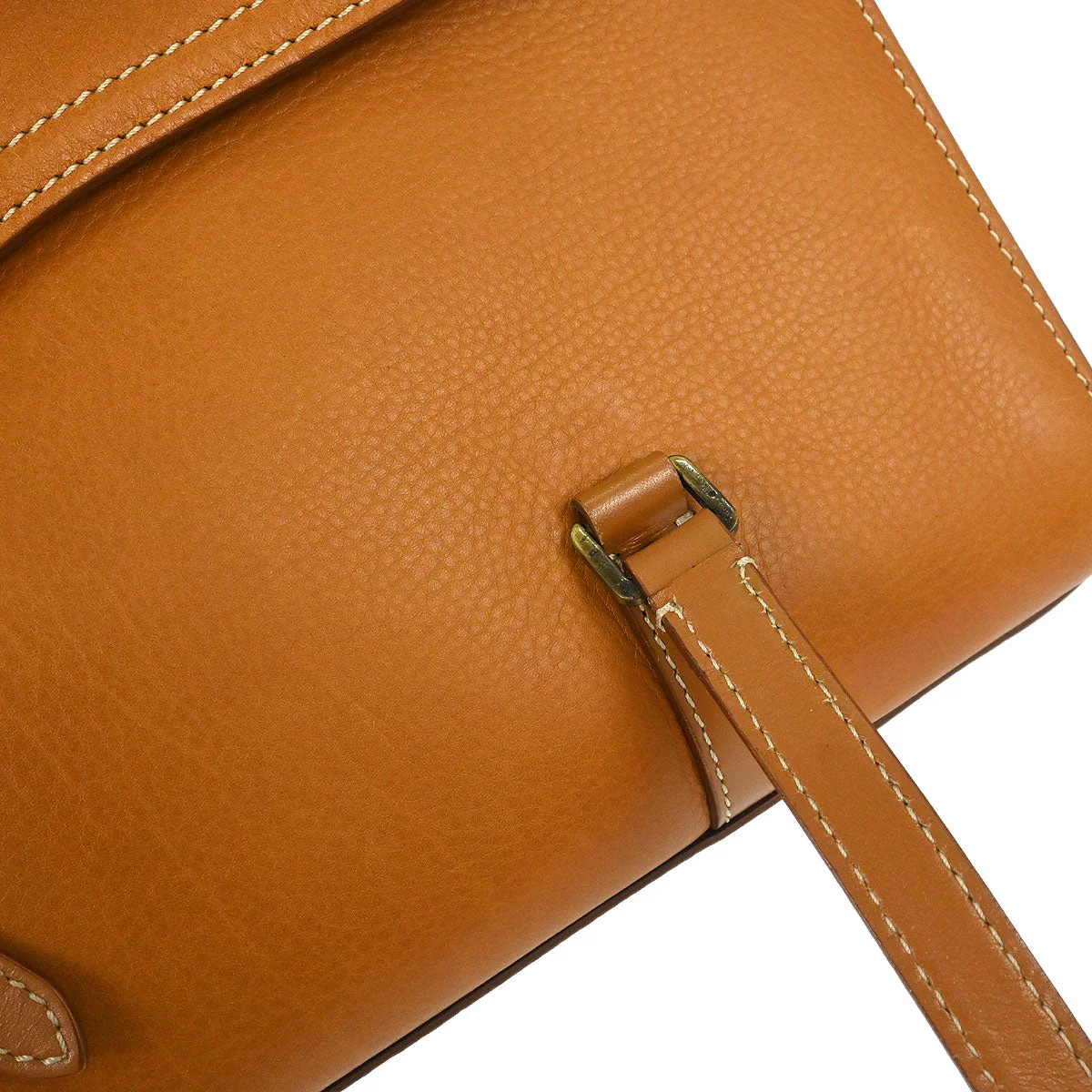 Christian Dior Brown Leather Saddle Handbag - Image 5