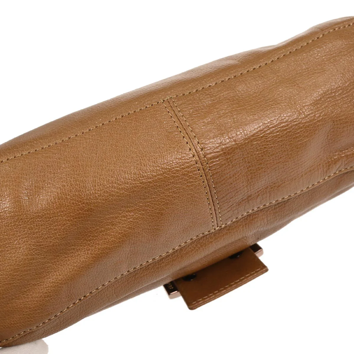 Fendi Brown Leather Handbag - Image 5