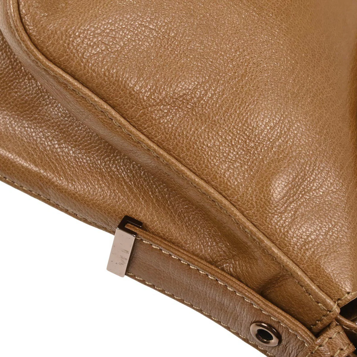 Fendi Brown Leather Handbag - Image 8