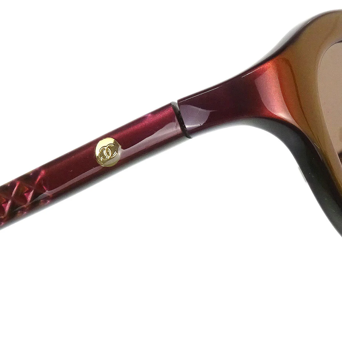 Chanel Sunglasses Eyewear Brown Small Good - Image 6