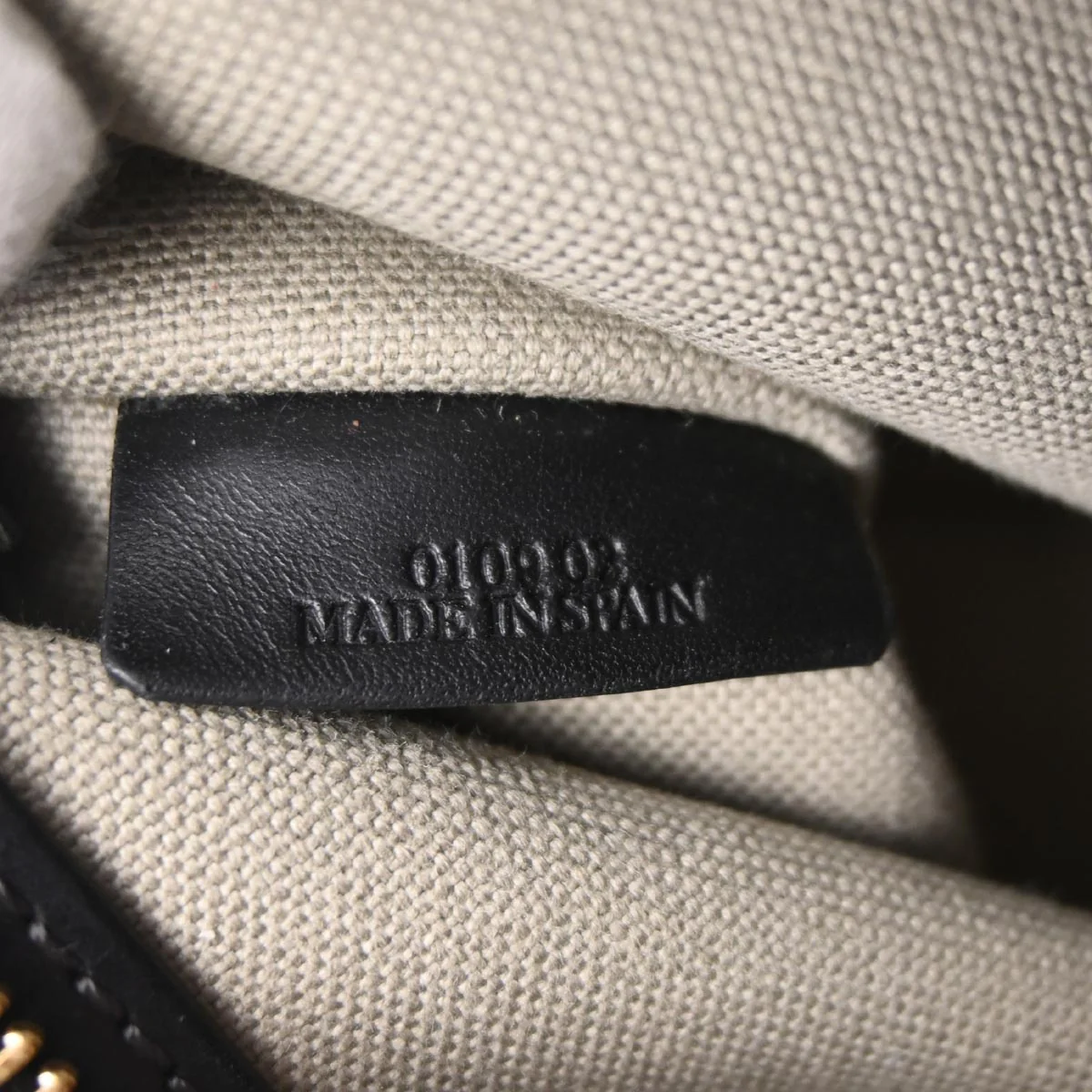 Loewe Gray Canvas Anagram Accessory Pouch Handbag - Image 10