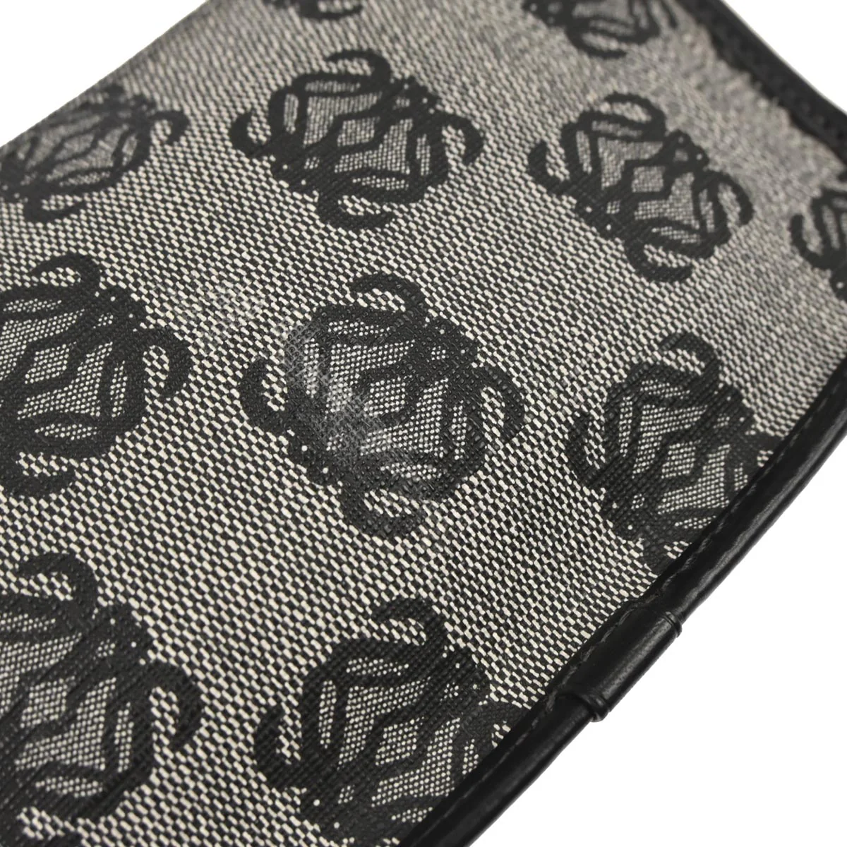 Loewe Gray Canvas Anagram Accessory Pouch Handbag - Image 4