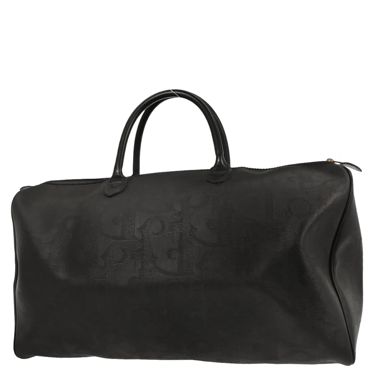 Christian Dior Black PVC Trotter Duffle Bag - Image 2
