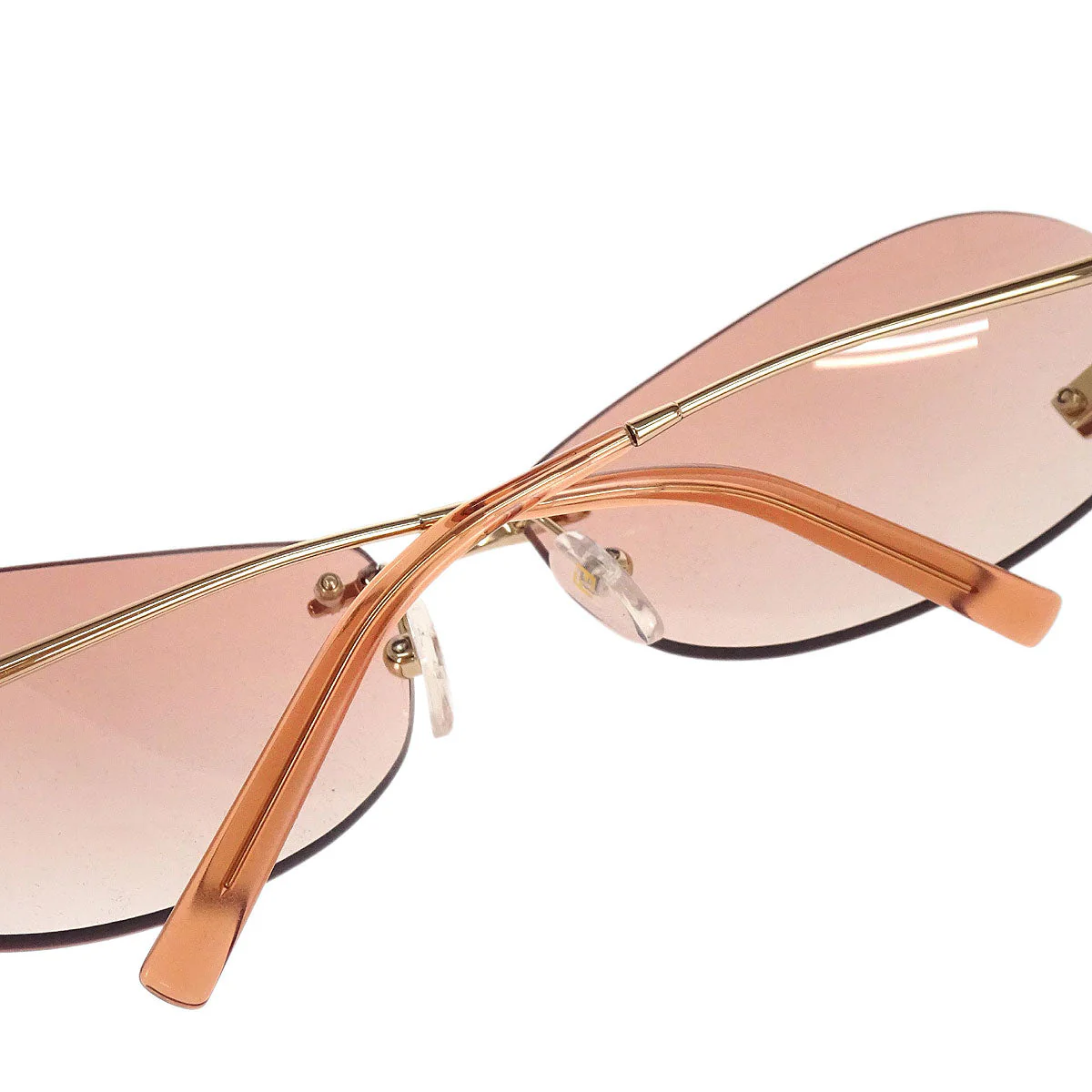 Fendi Sunglasses Eyewear Brown Small Good - Image 6