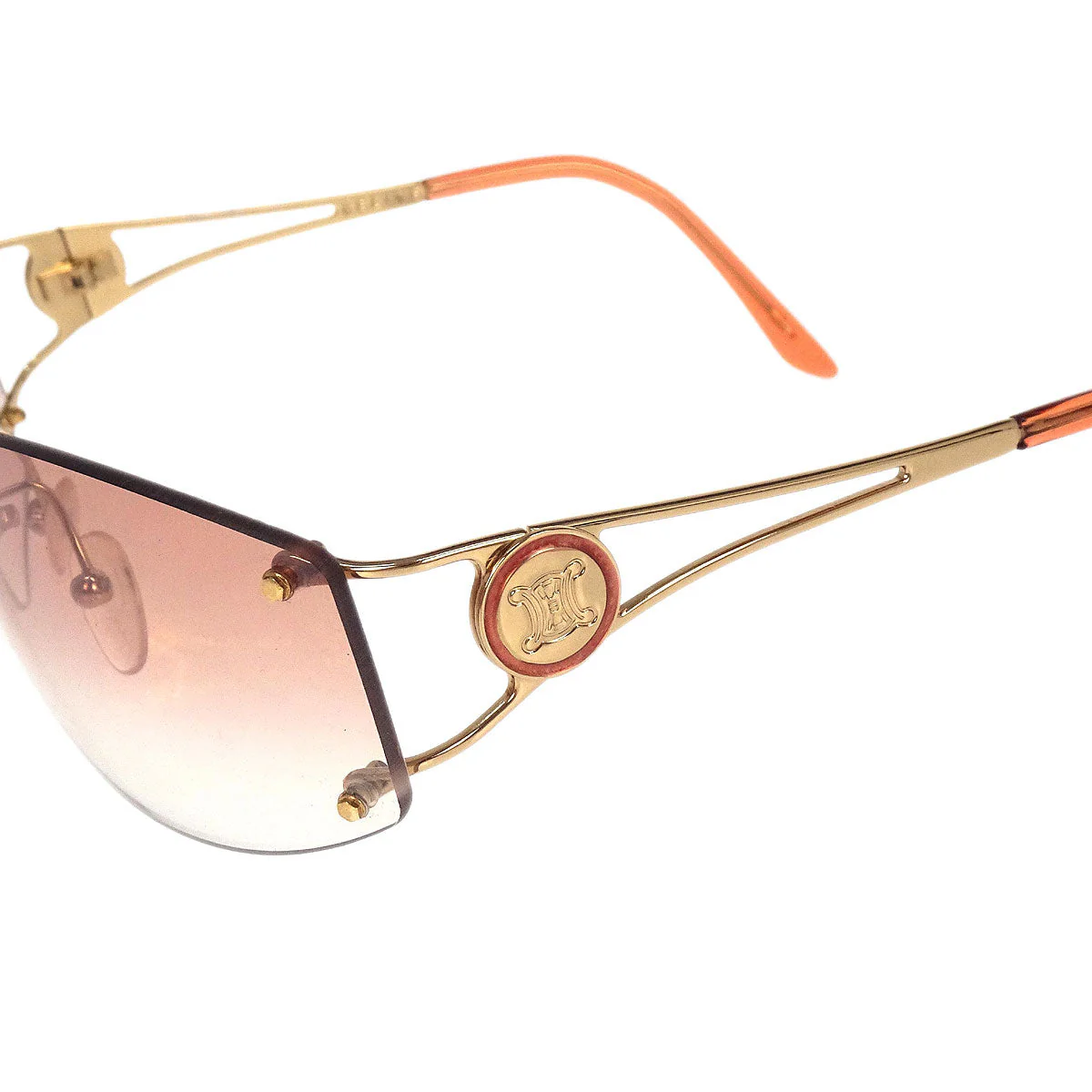 Celine Sunglasses Eyewear Brown Small Good - Image 6