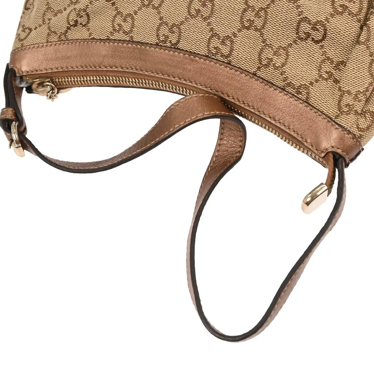 Gucci Bronze Lovely Heart GG Handbag - Image 3