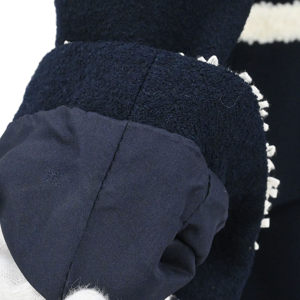 Chanel Setup Suit Jacket Skirt Navy - Image 6