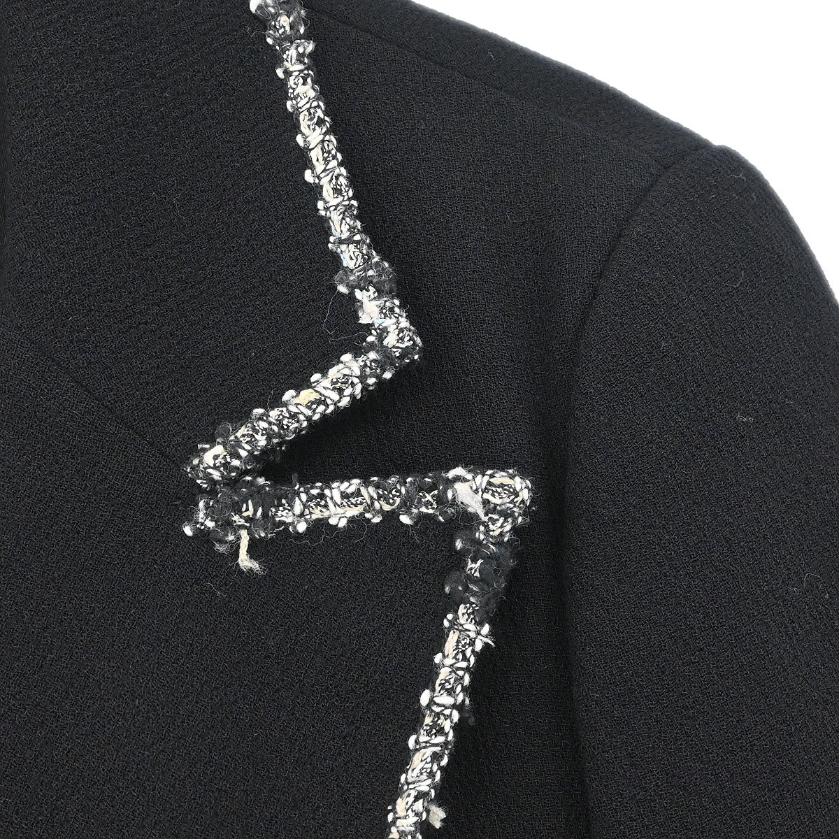 Chanel 2005 Emblem Single Breasted Jacket Black #38 - Image 3
