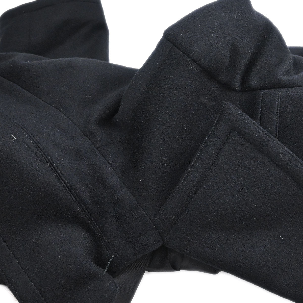 Chanel 1996 Double Breasted Jacket Black #38 - Image 11