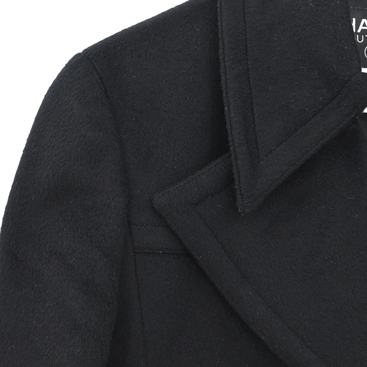 Chanel 1996 Double Breasted Jacket Black #38 - Image 3