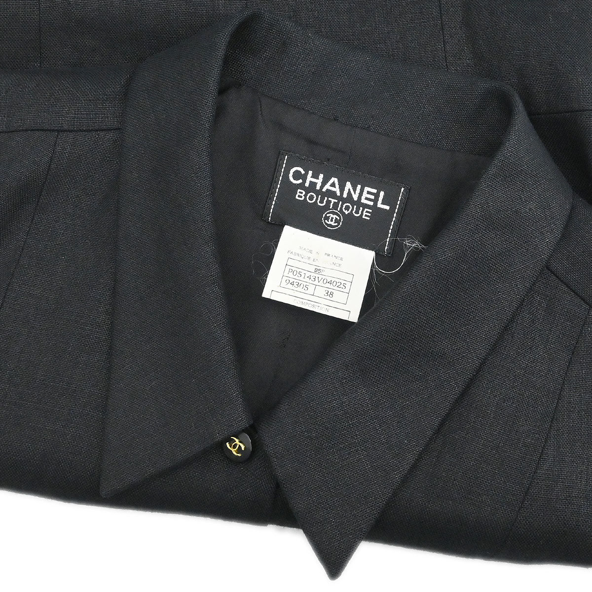 Chanel 1995 Sleeveless Dress Black #38 - Image 5