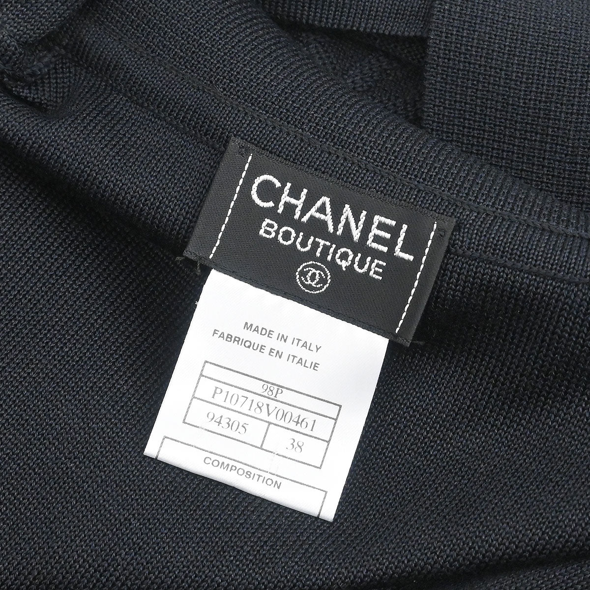 Chanel 1998 Sleeveless Top Black #38 - Image 9