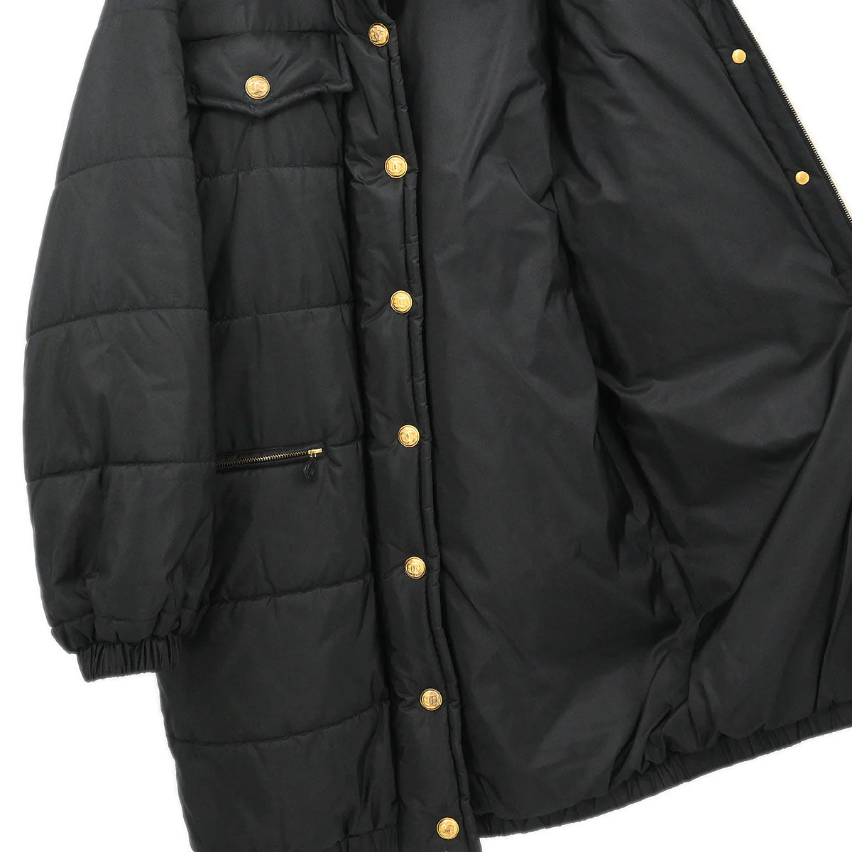 Chanel 1996 Zip Up Jacket Black #38 - Image 6