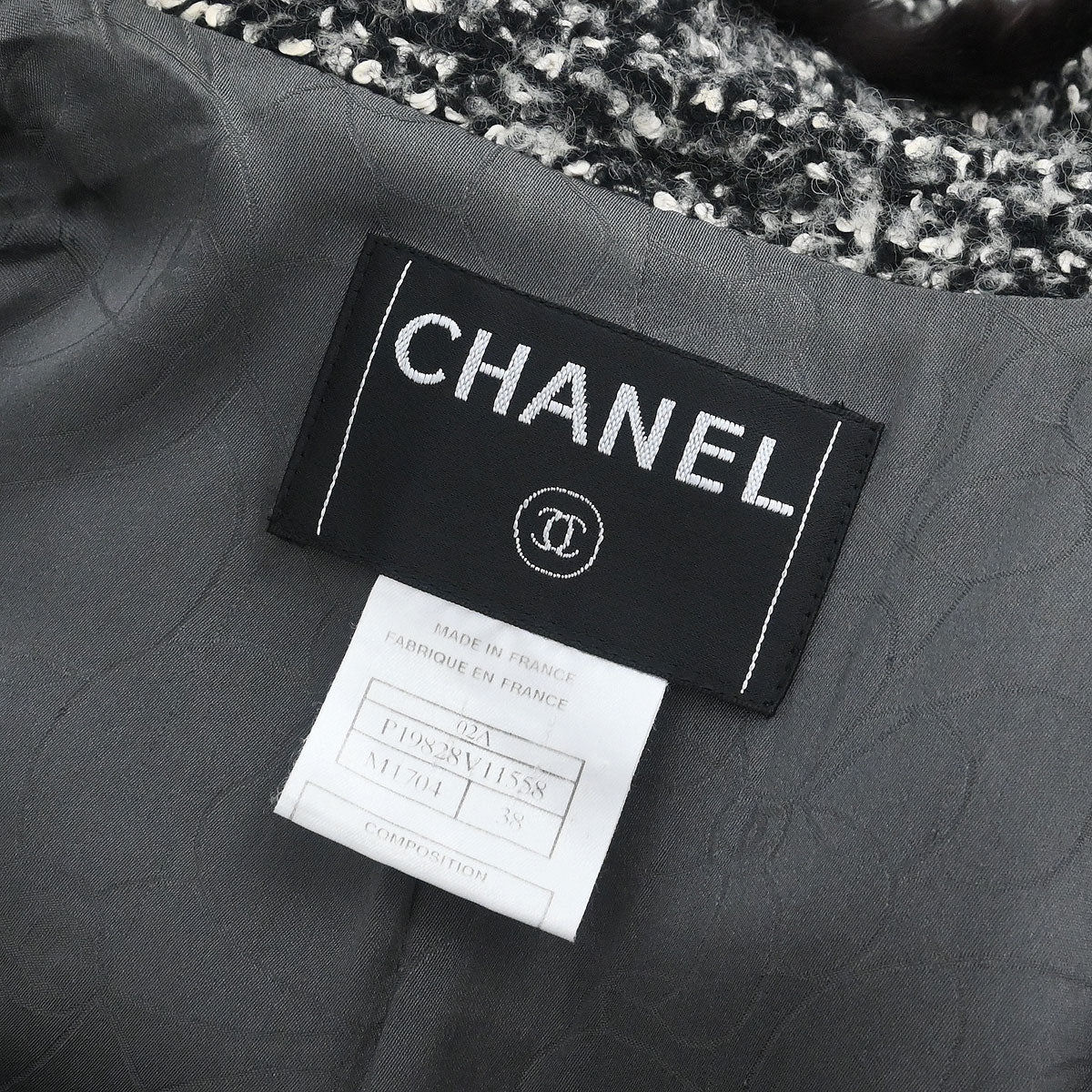 Chanel 2002 Coat Gray #38 - Image 10