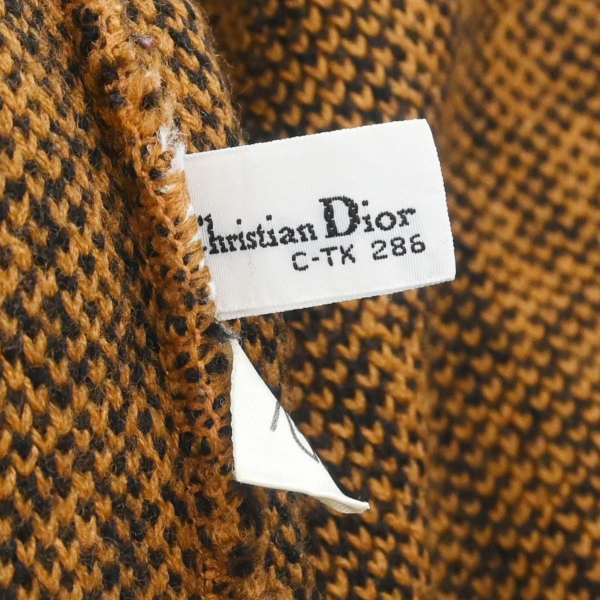 Christian Dior Top Sweater Trotter Brown #L - Image 10