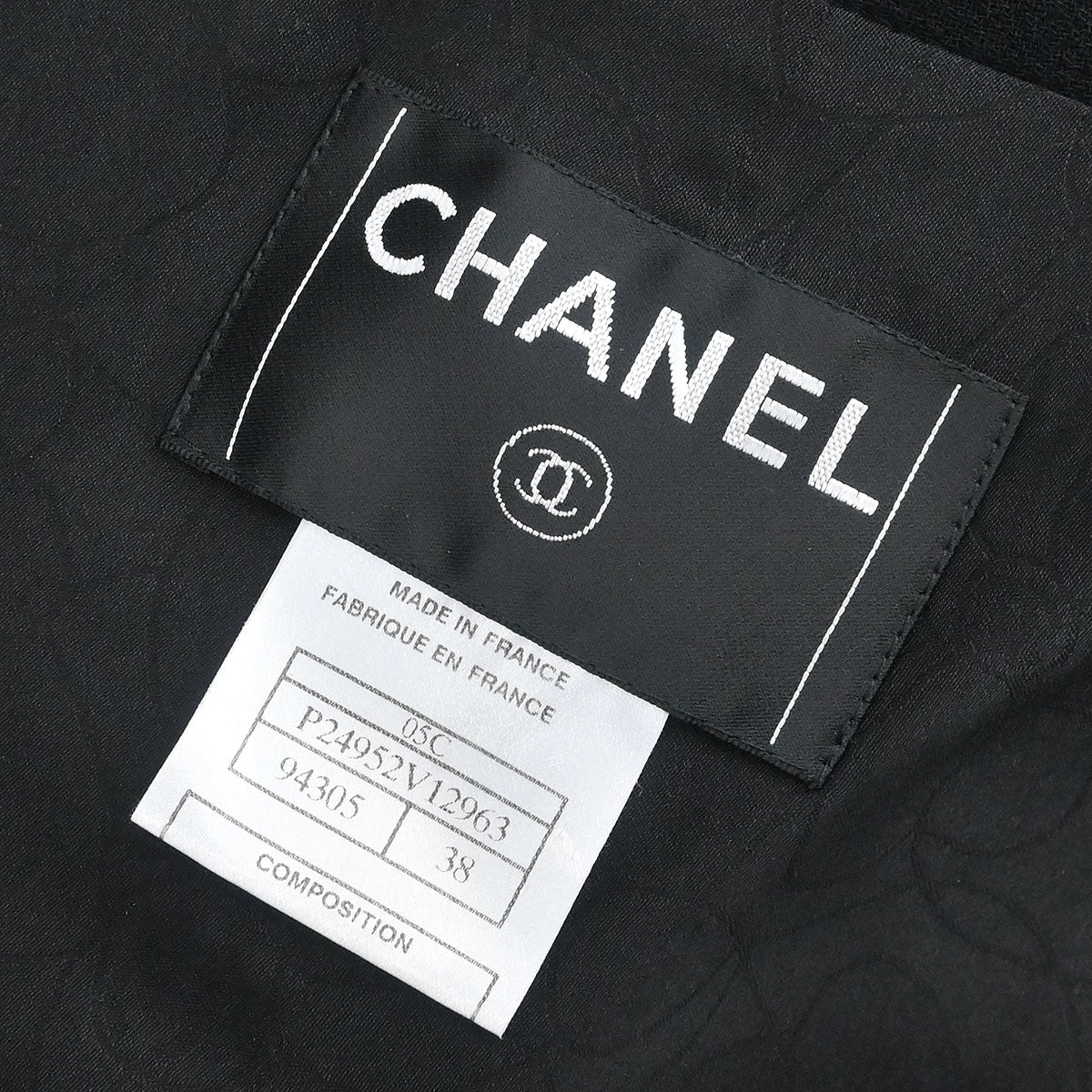 Chanel 2005 Emblem Single Breasted Jacket Black  #38 - Image 10