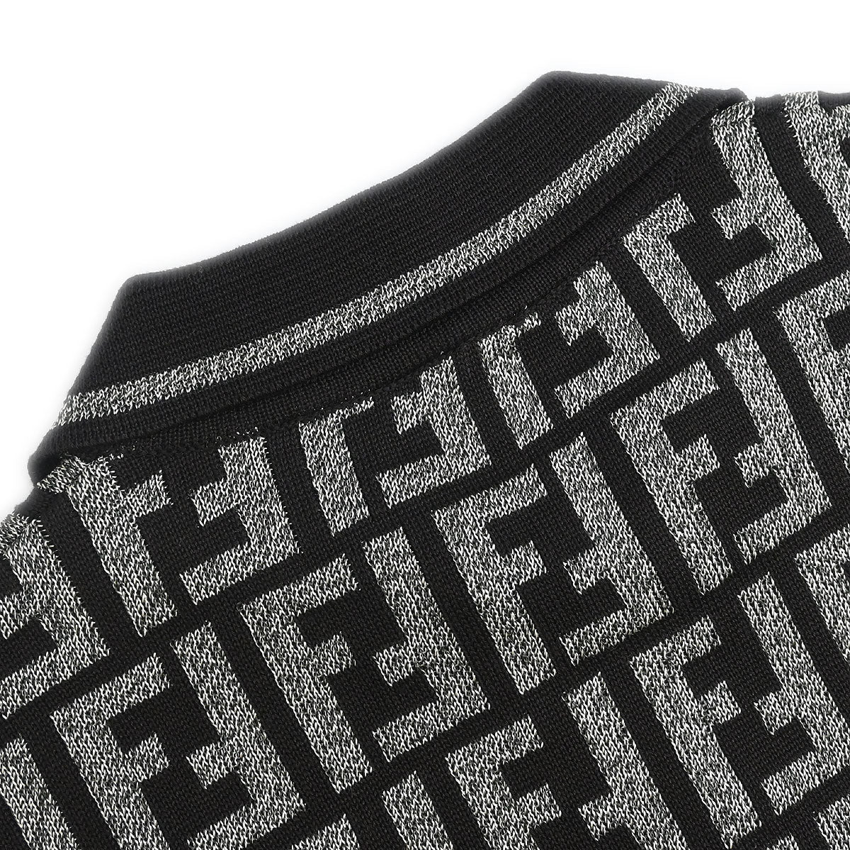 Fendi Top Polo Shirt Zucca Dark Brown - Image 8