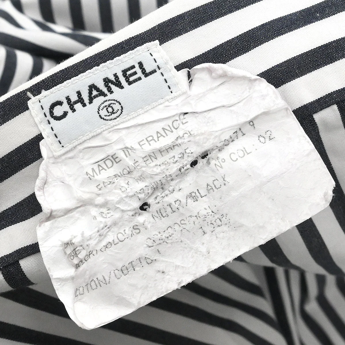 Chanel Blouse Shirt Black - Image 10