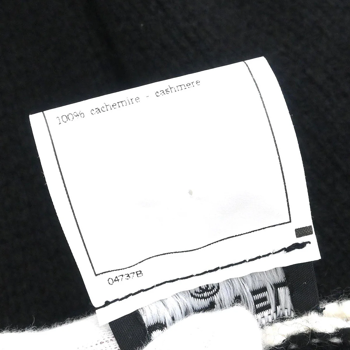 Chanel 1996 Long Sleeve Sweater Knit Top Black #46 - Image 11