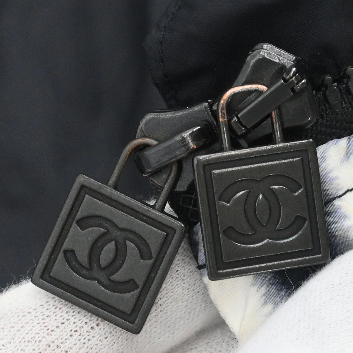 Chanel 2007 Sport Line Zip Up Jacket Black #36 - Image 11