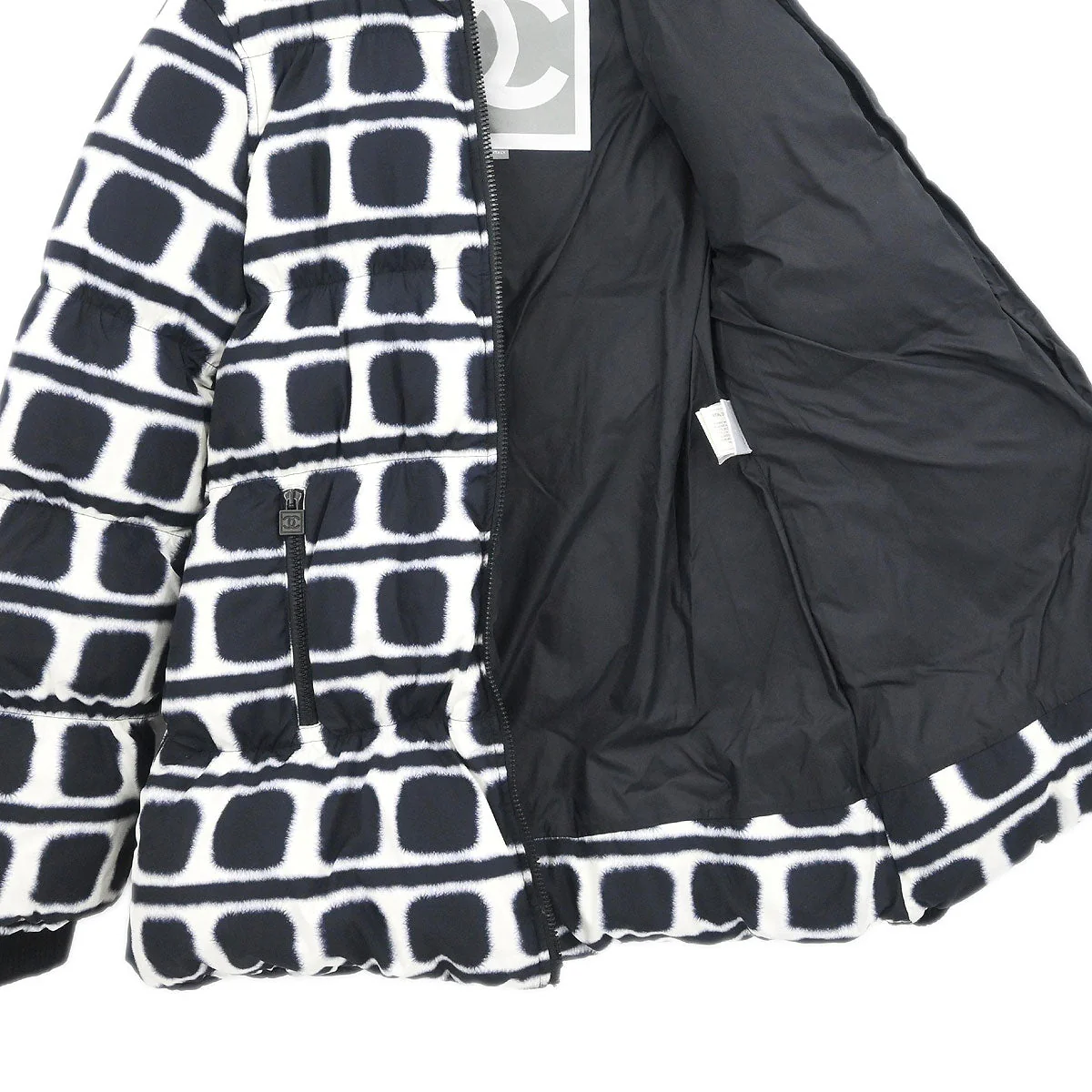 Chanel 2007 Sport Line Zip Up Jacket Black #36 - Image 7