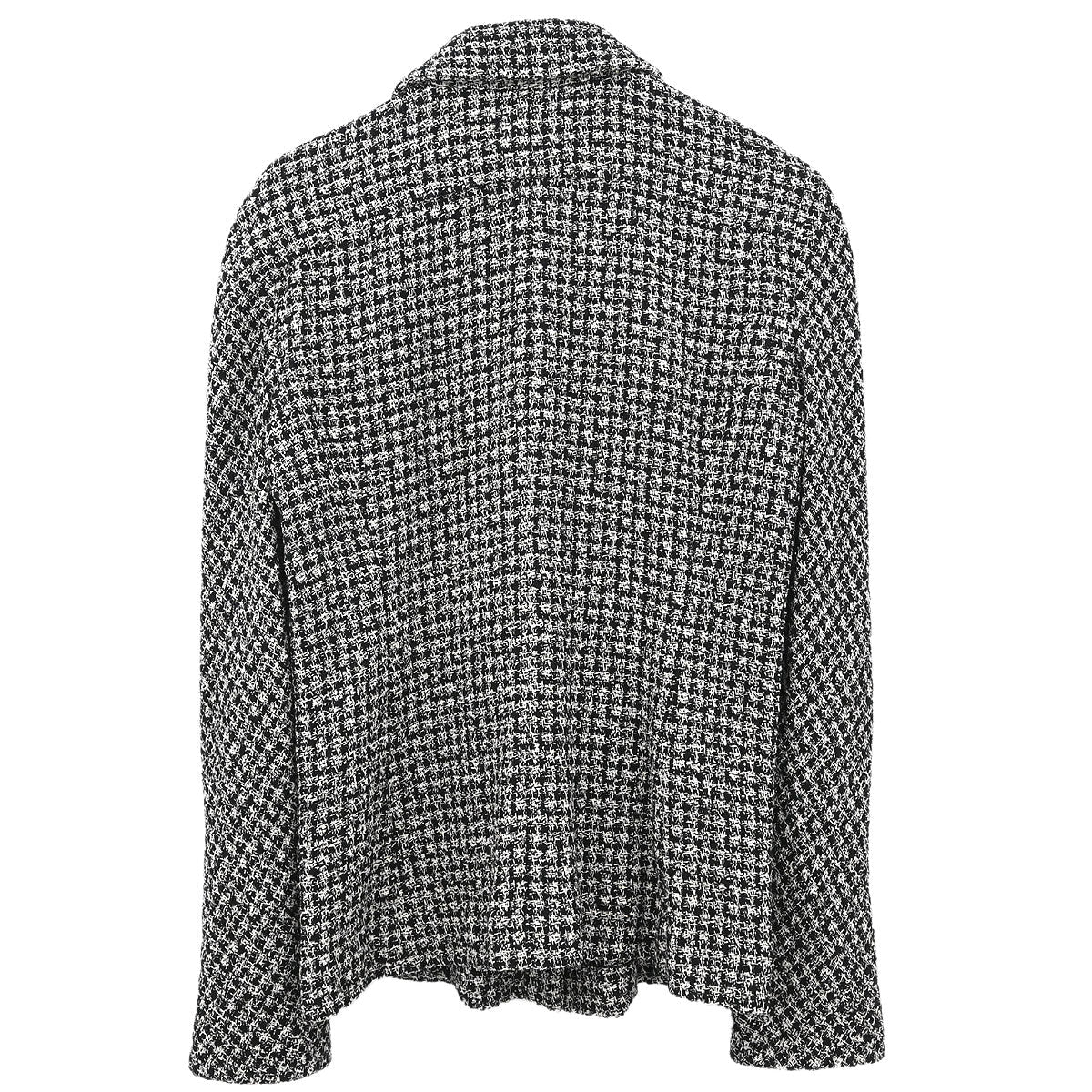 Chanel 2009 Single Breasted Jacket Tweed Black #42 - Image 2