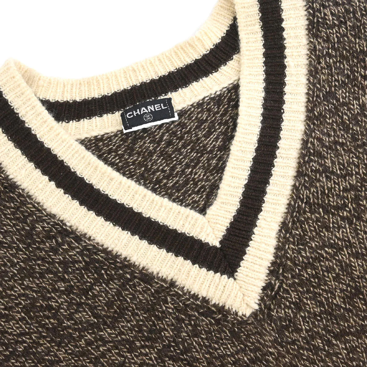 Chanel Sweater Top Brown - Image 3