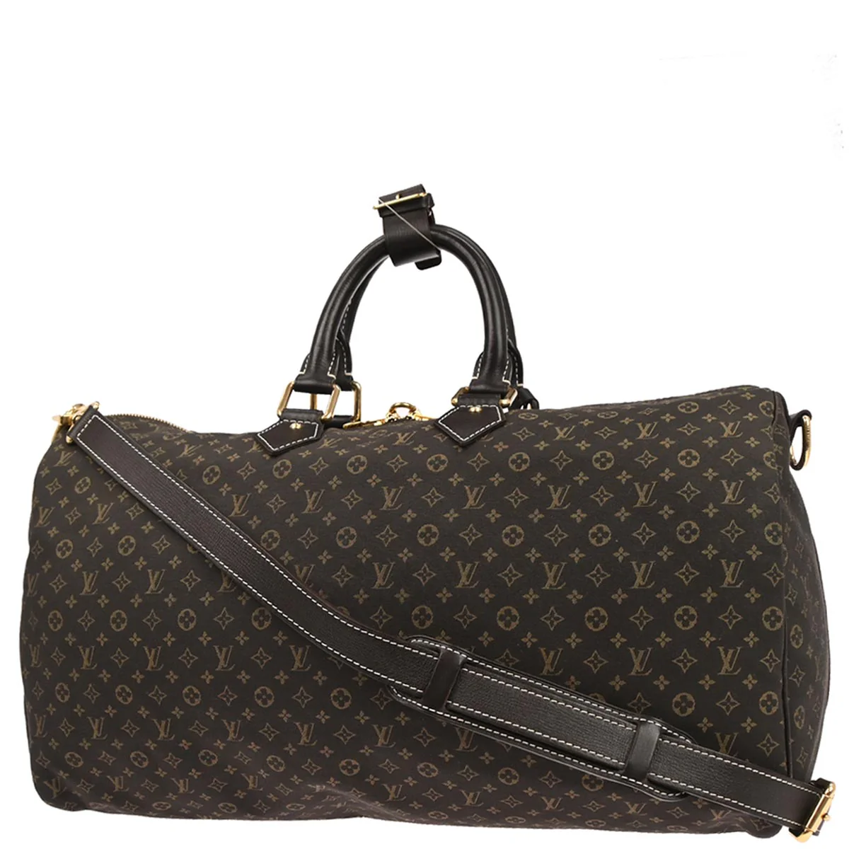 Louis Vuitton 2011 Brown Monogram Idylle Speedy Voyage 45 Duffle Bag M56705 - Image 2