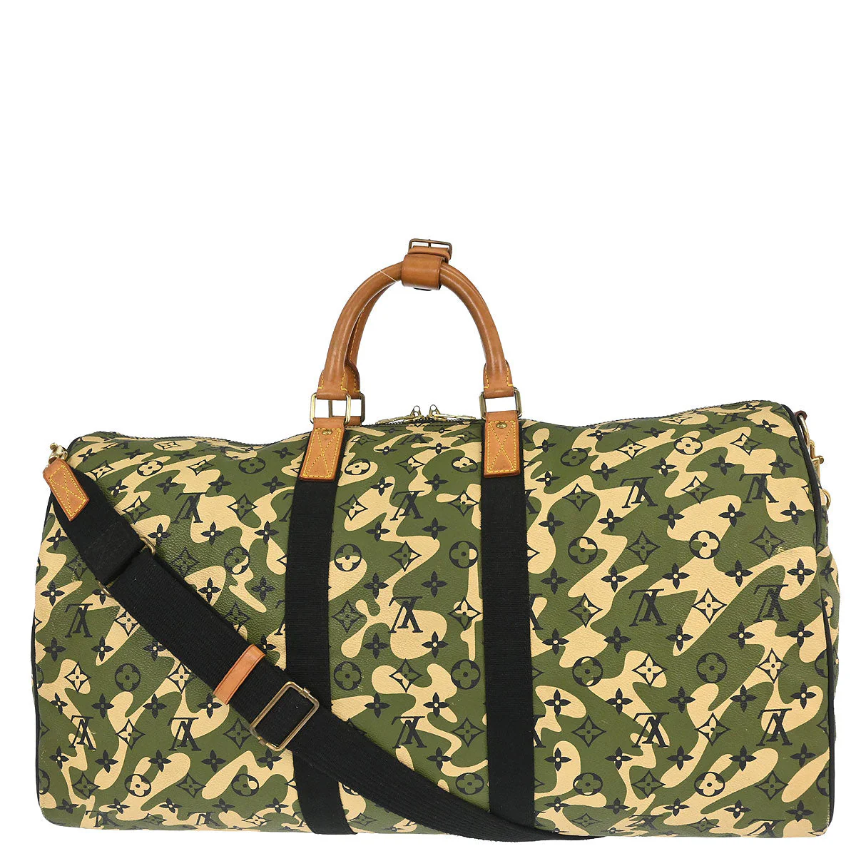 Louis Vuitton 2008 Monogramouflage Keepall Bandouliere 55 M95774 - Image 2