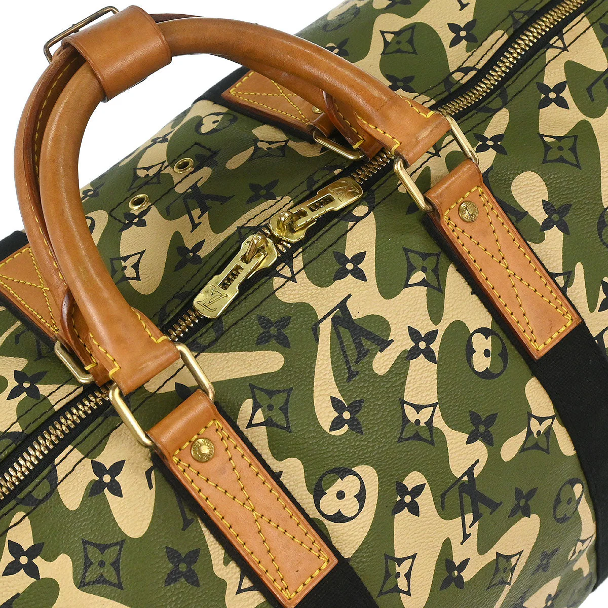 Louis Vuitton 2008 Monogramouflage Keepall Bandouliere 55 M95774 - Image 5