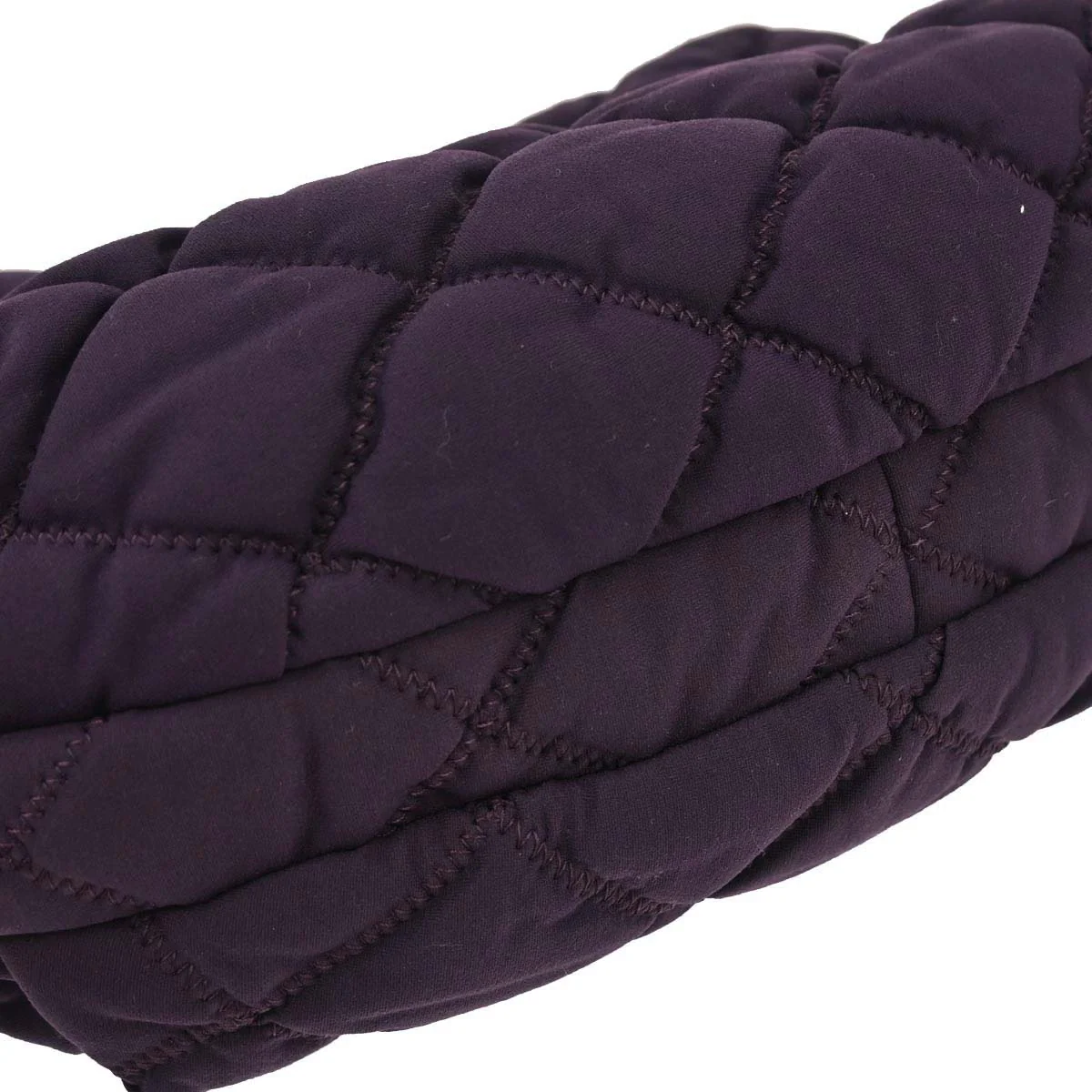 Chanel Purple Nylon Bubble Quilt Handbag - Image 6