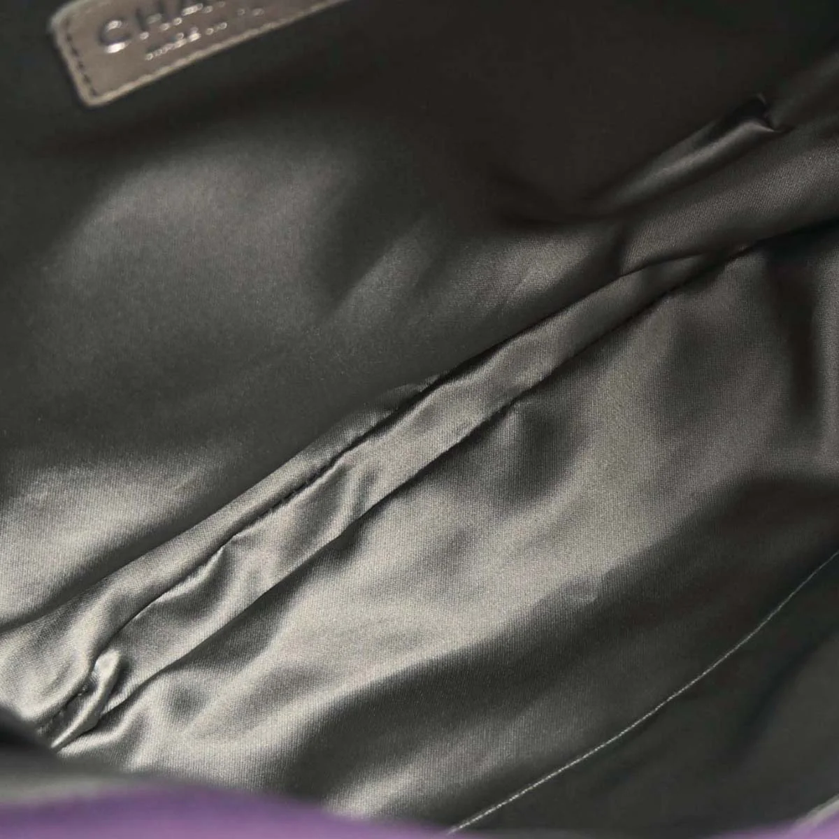 Chanel Purple Nylon Bubble Quilt Handbag - Image 8