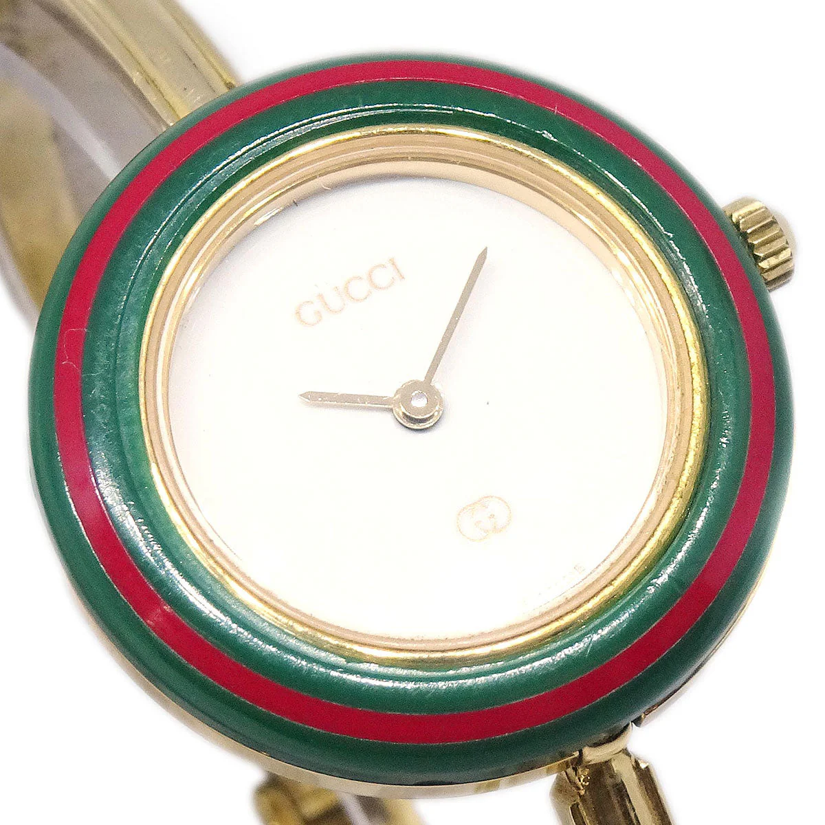 Gucci 1100-L Change Bezel Chameleon Quartz Watch SS - Image 4