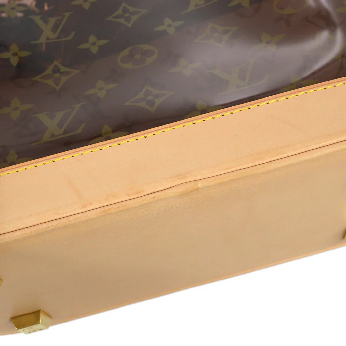 Louis Vuitton 2003 Monogram Vinyl Cabas Ambre PM Tote Bag M92502 - Image 3