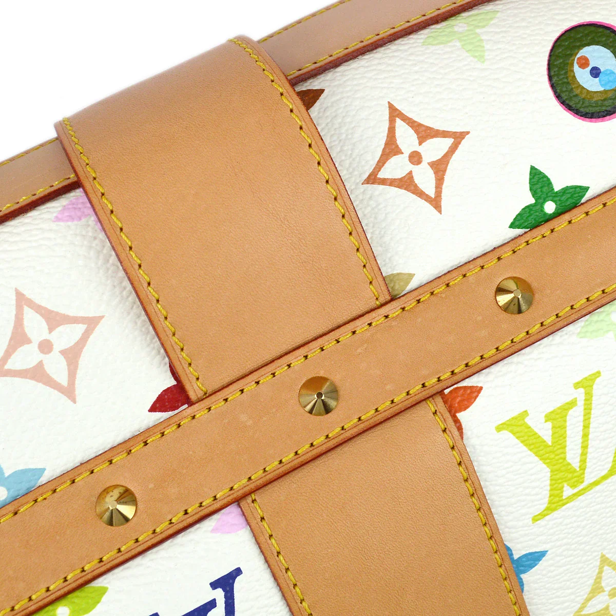 Louis Vuitton 2003 Eye Love Monogram Sac Retro GM M92053 - Image 4