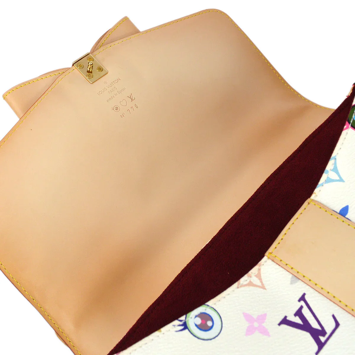 Louis Vuitton 2003 Eye Love Monogram Sac Retro GM M92053 - Image 8