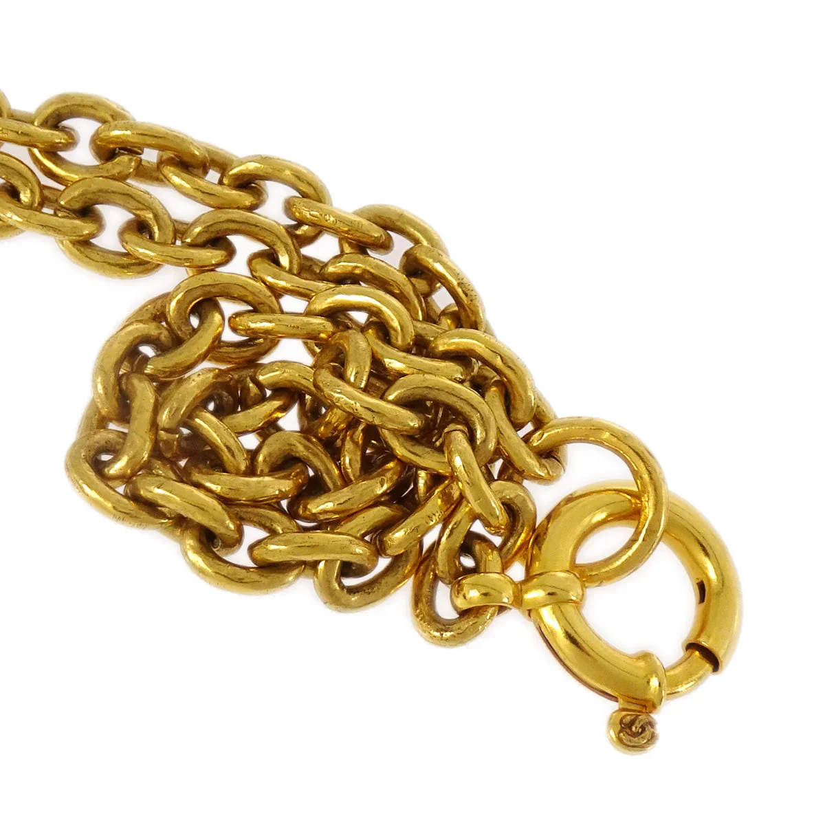Chanel 1994 Filigree Cutout CC Necklace - Image 4