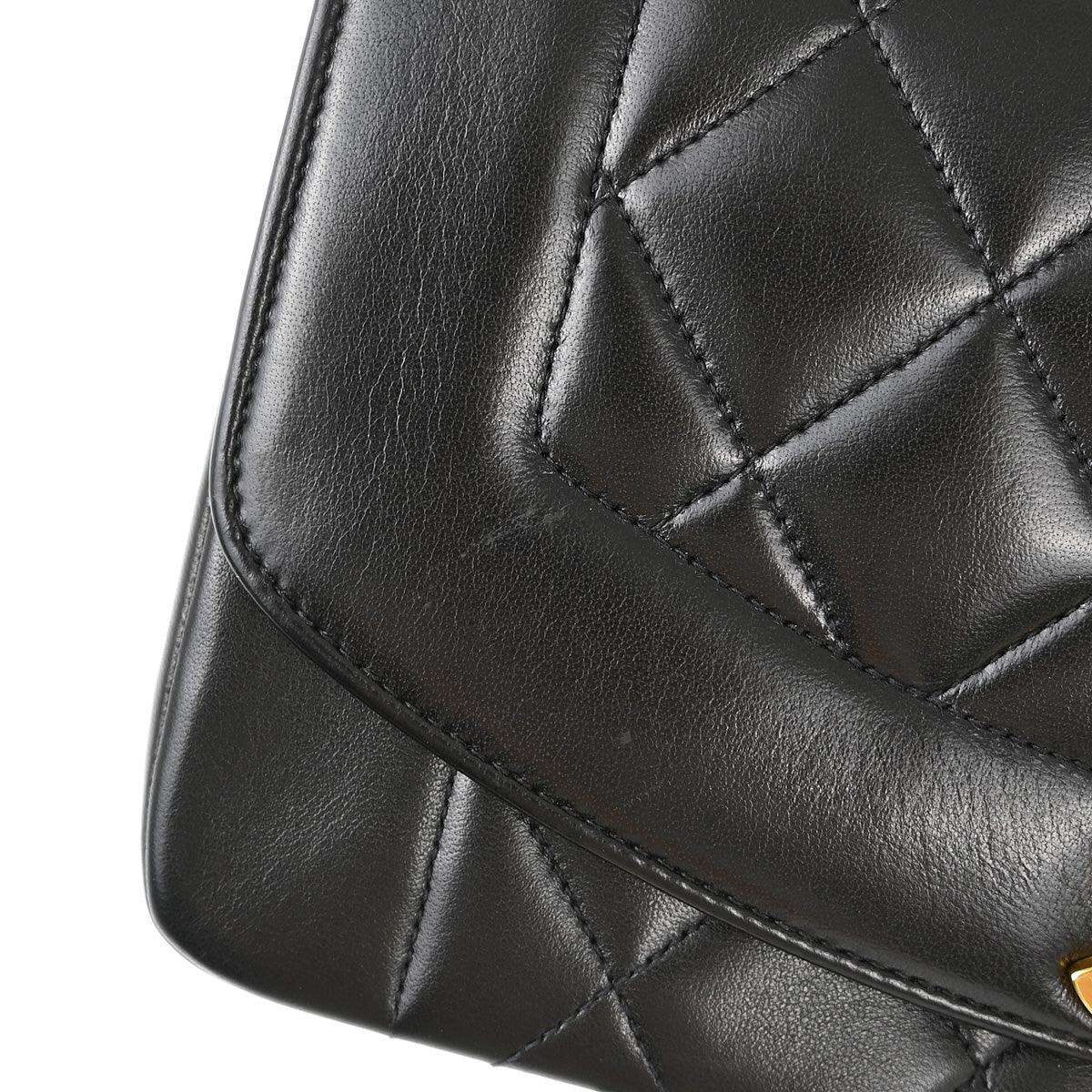 Chanel Black Lambskin Small Diana Shoulder Bag - Image 6