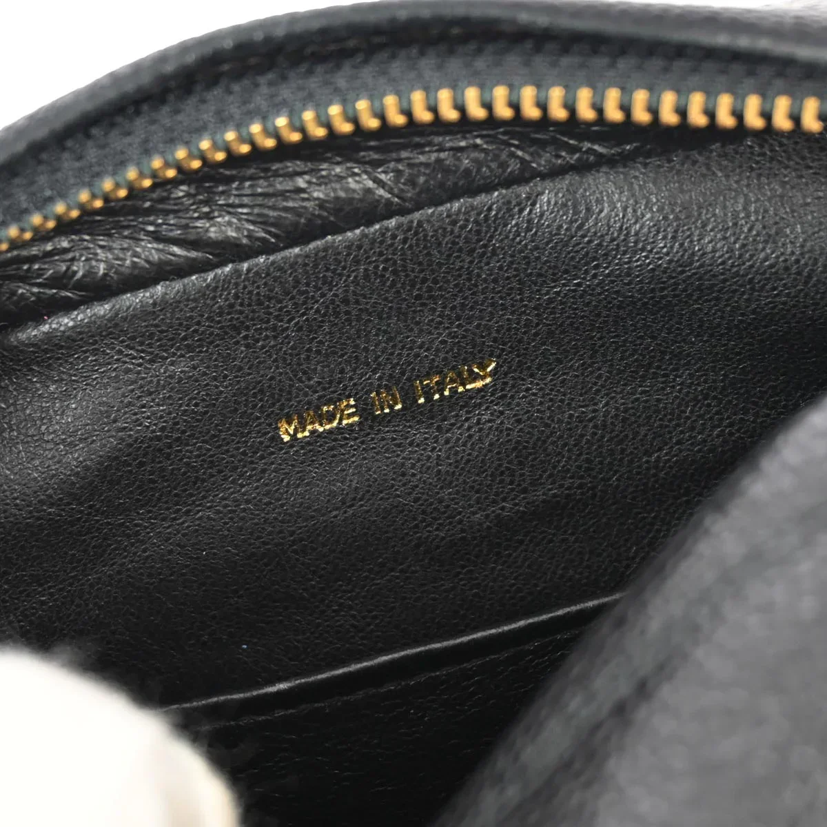 Chanel 1991-1994 Black Caviar Chevron Camera Bag Mini - Image 9